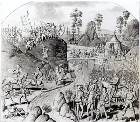 I. Edward király (1239-1307) első hadjárata a skótok ellen